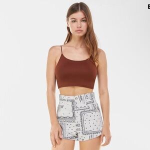 Bershka - Strapy cami top size XS in brown (New)